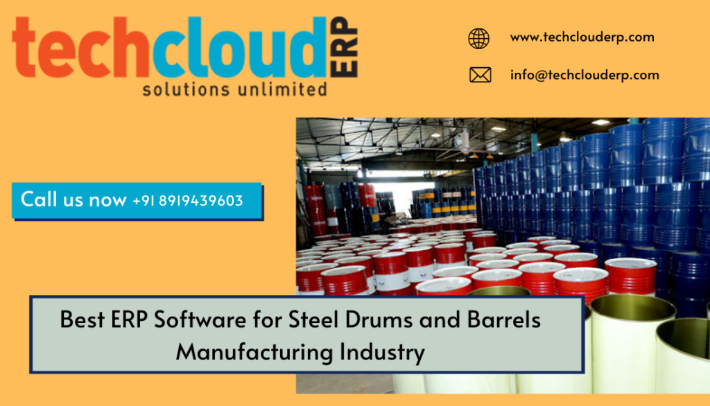ERP Software for Drums and Barrels