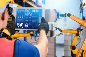 Production management dashboard with BOM and live tracking